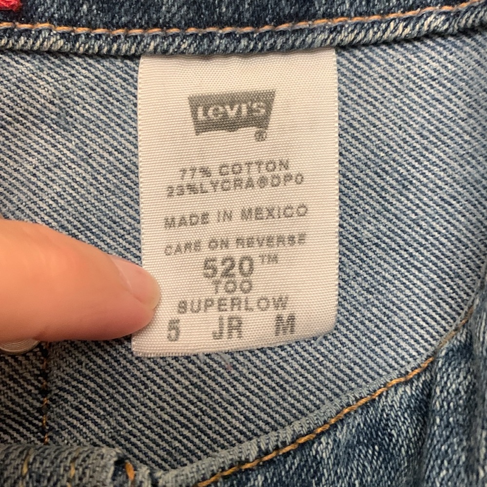 Levi's 520 Too SuperLow Stretch 5 Junior - Picture 7 of 8